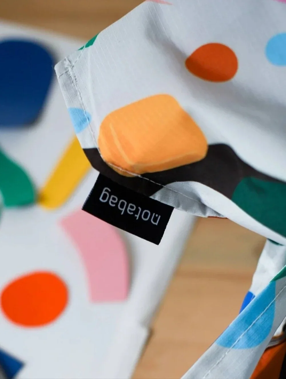 NEW!!! Notabag Original Bag & Backpack in One – Fruit Salad,Retail Price $28.50